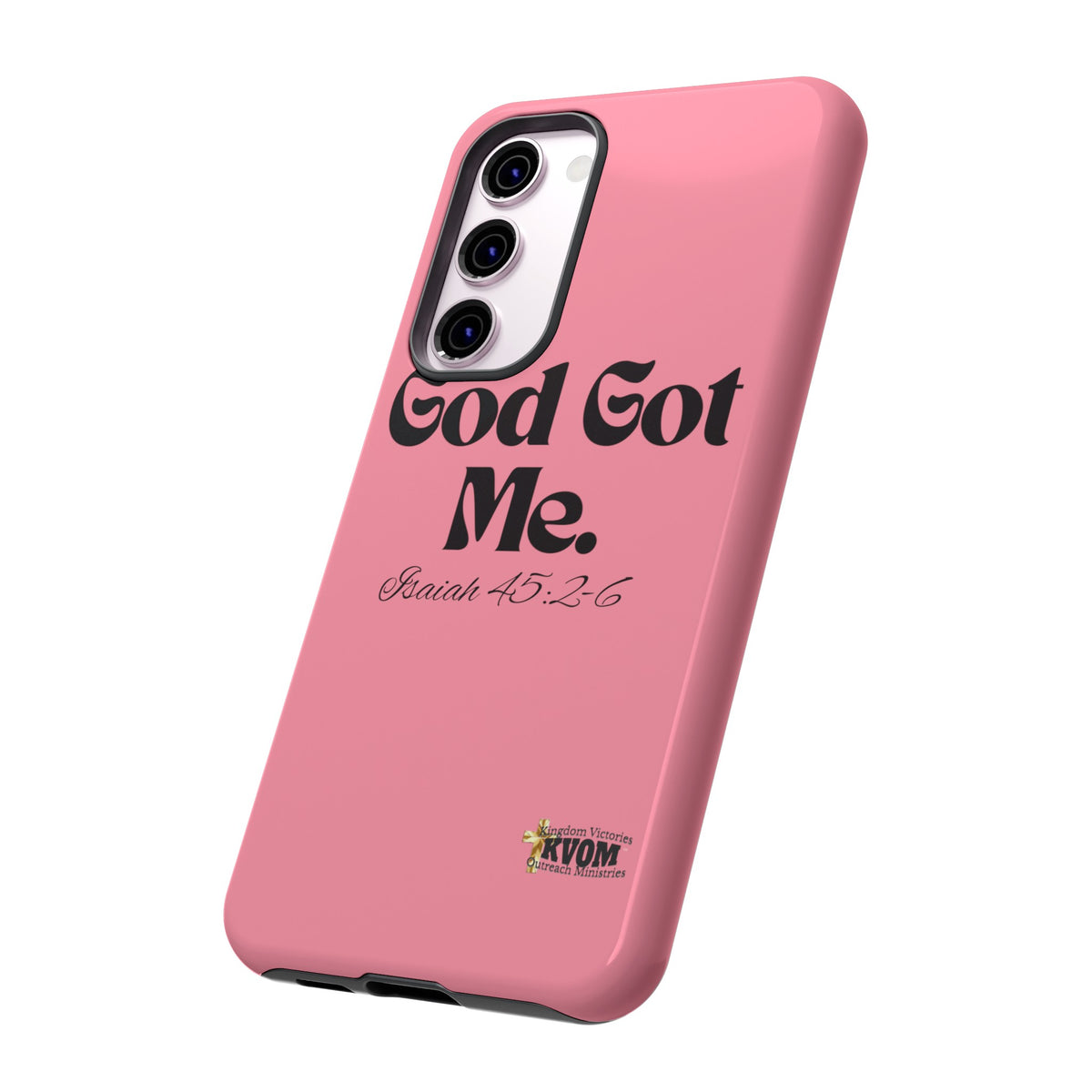 God Got Me KVOM Tough Case, Black Print