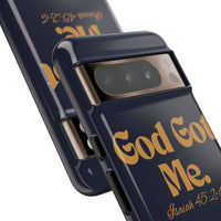 God Got Me KVOM Tough Case, Gold Print