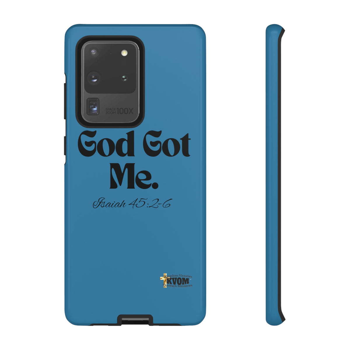 God Got Me KVOM Tough Case, Black Print