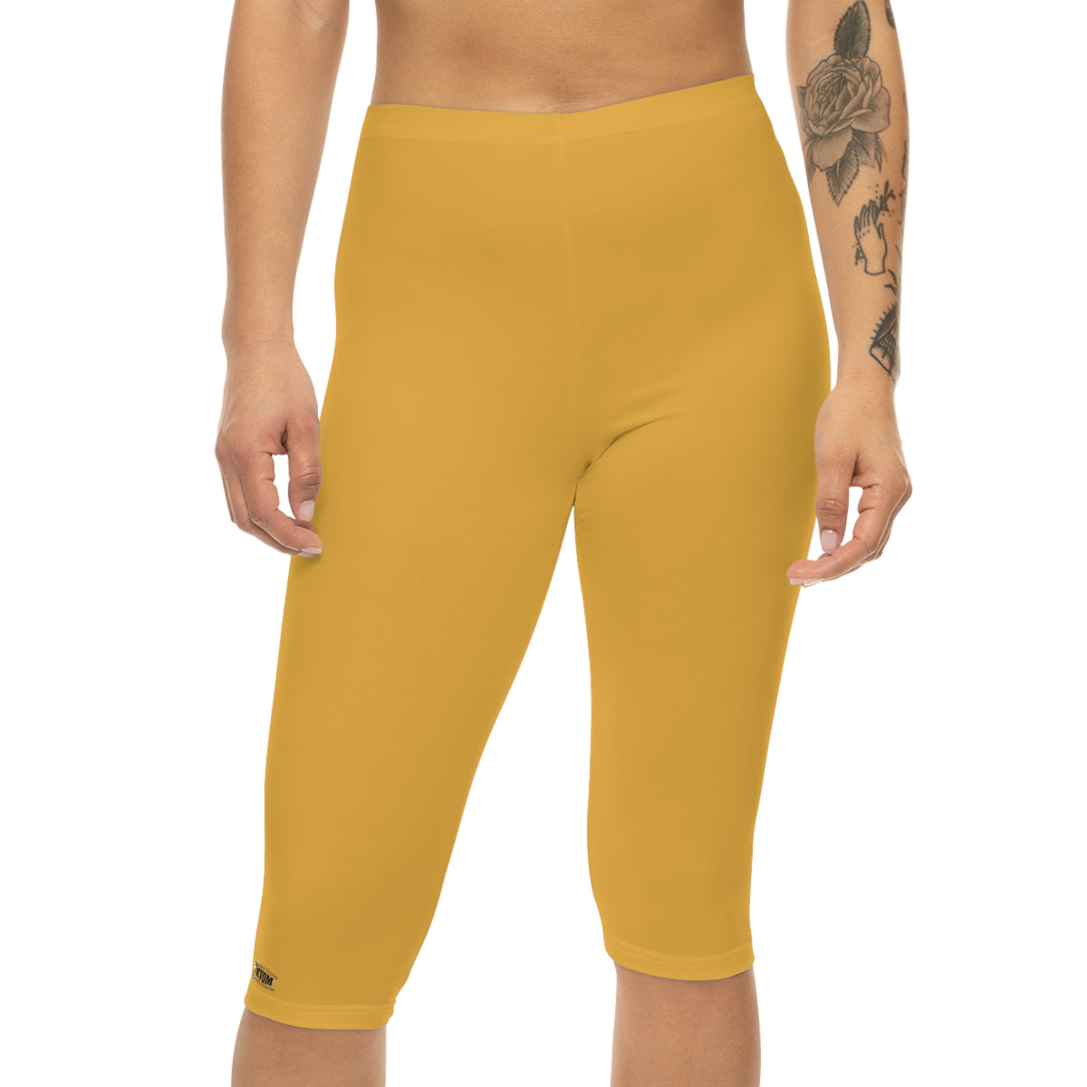 Loving Myself & Jesus Sunflowers Women’s Mid-Length Leggings