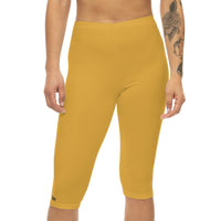 Loving Myself & Jesus Sunflowers Women’s Mid-Length Leggings