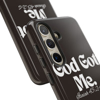 God Got Me KVOM Tough Case, White Print