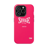 Savage in Prayer MagSafe Tough Cases, Siren Alarm Pink