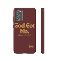 God Got Me KVOM Tough Case, Gold Print