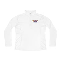 KVOM Logo Moses Temple Colored Ladies Zip-Collar Pullover