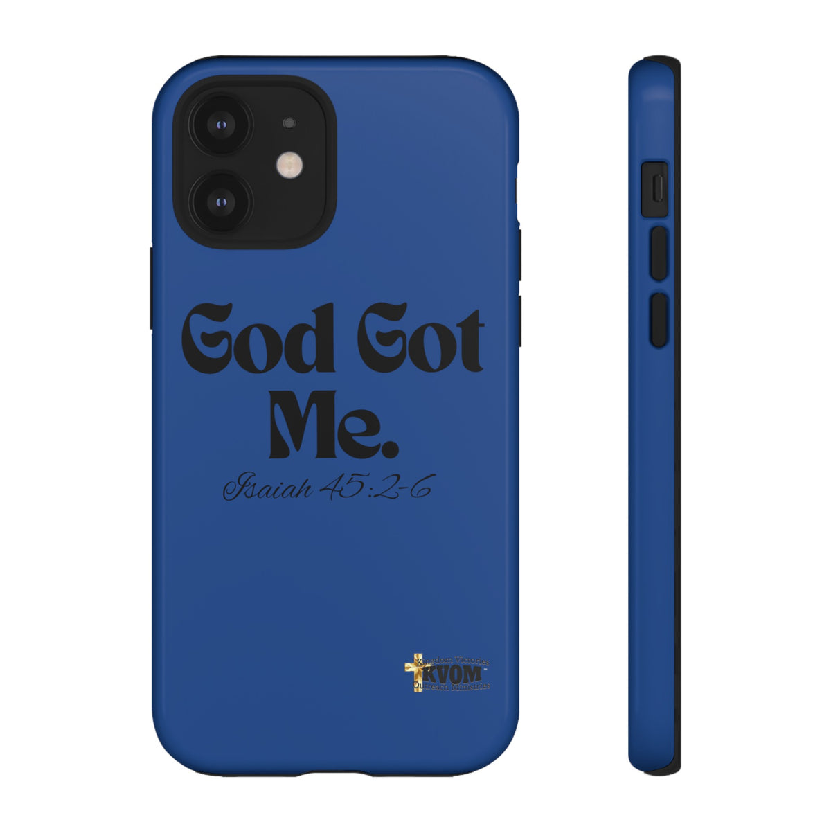 God Got Me KVOM Tough Case, Black Print