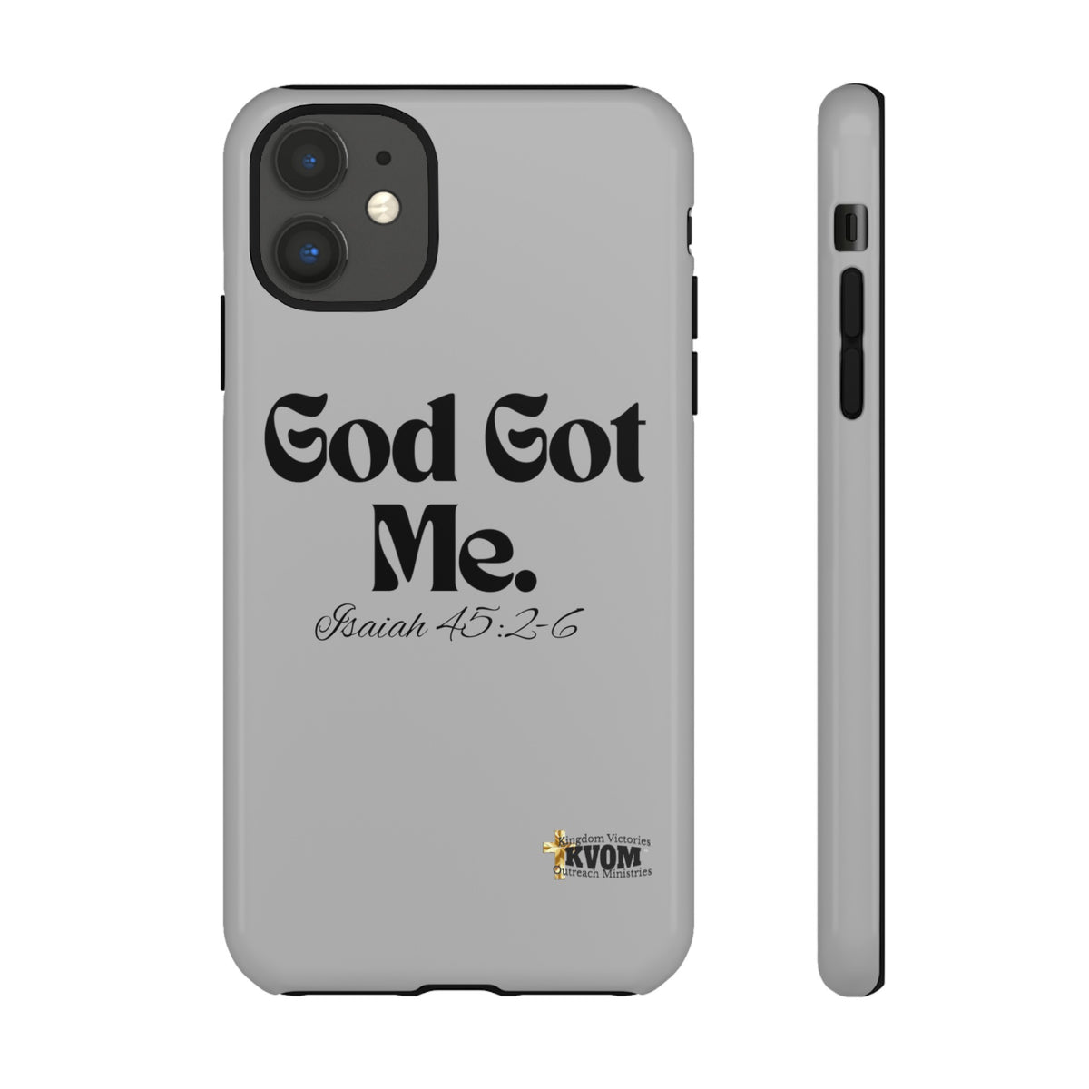 God Got Me KVOM Tough Case, Black Print