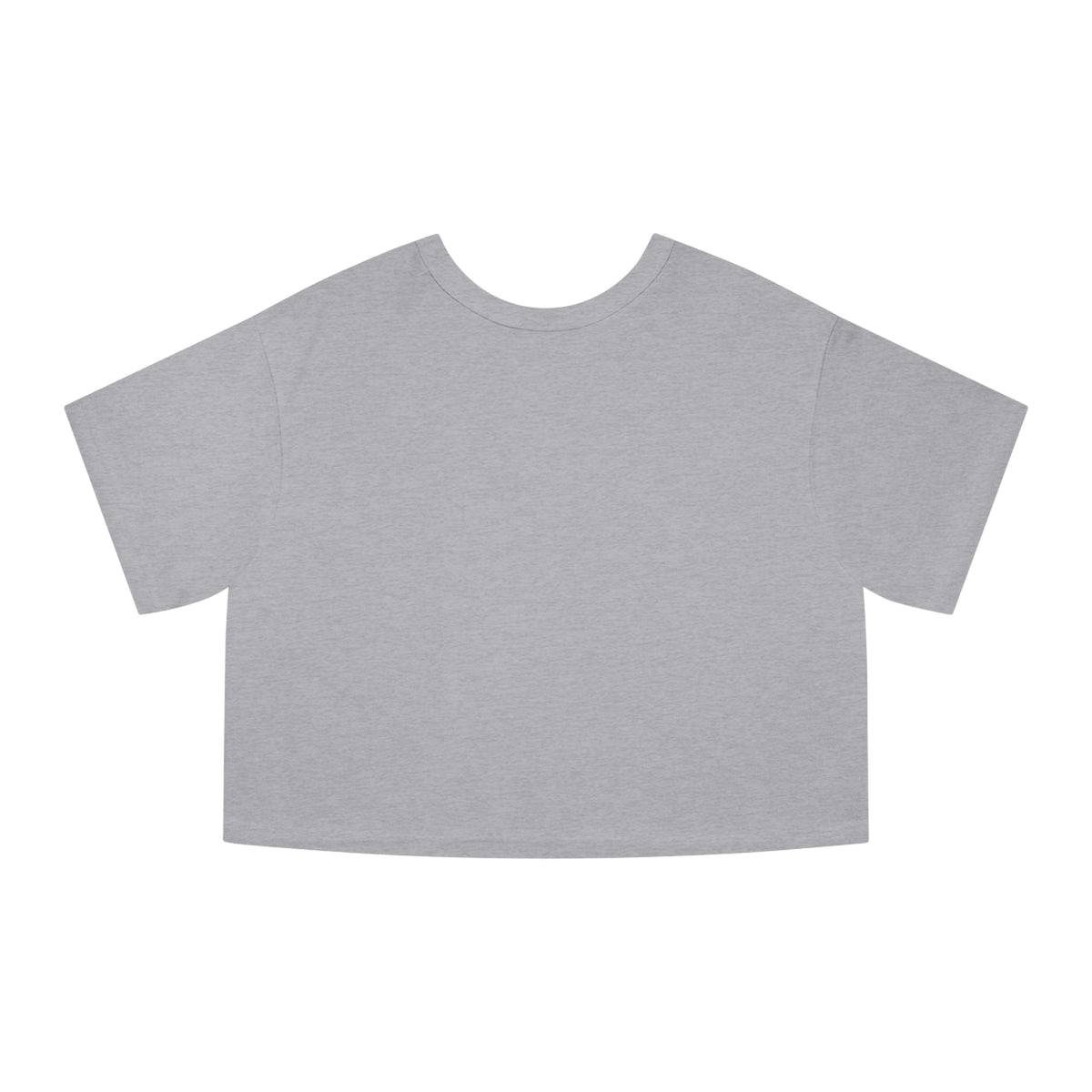 Don't Give Up On God Women's Cropped T-Shirt, Grey