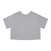 Don't Give Up On God Women's Cropped T-Shirt, Grey