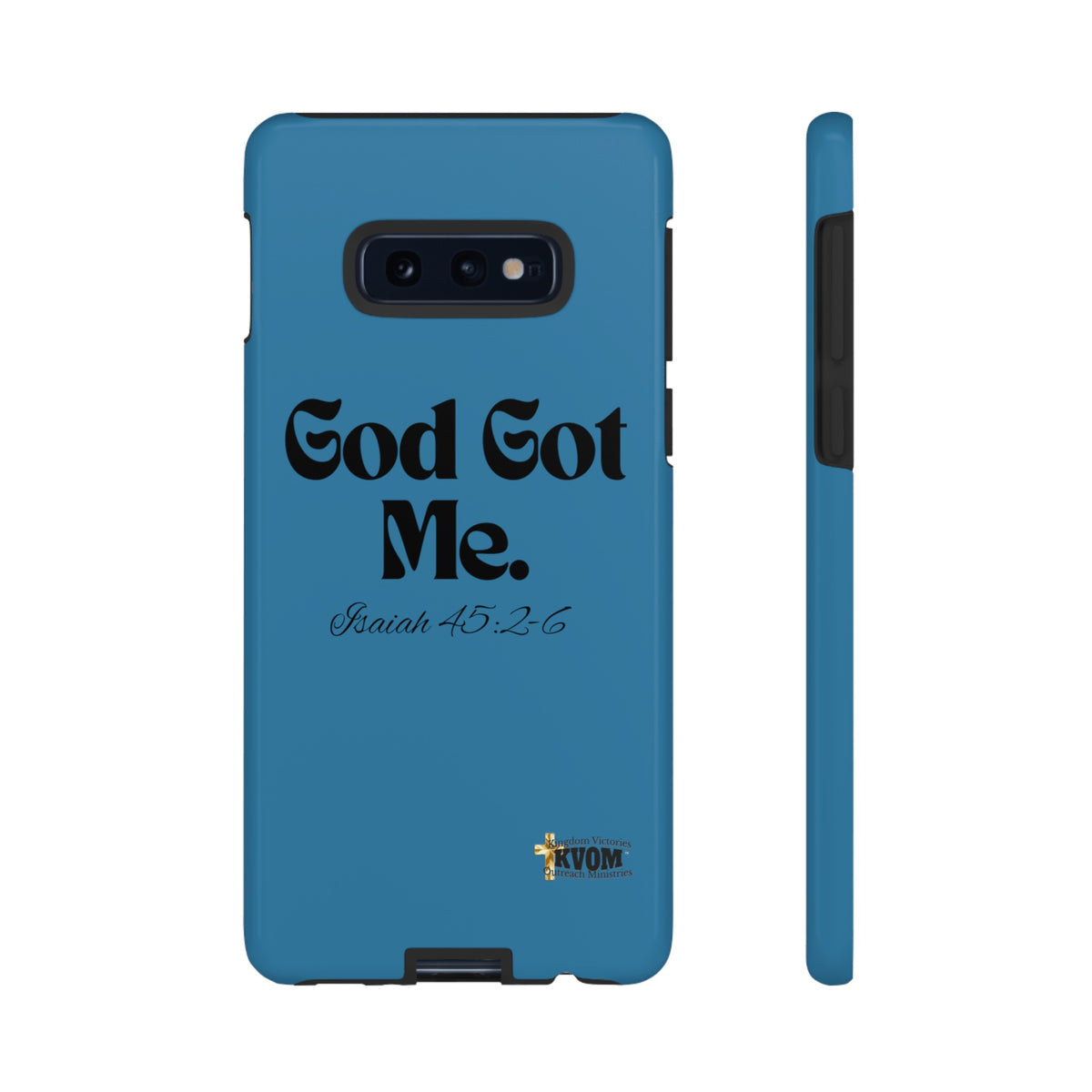 God Got Me KVOM Tough Case, Black Print