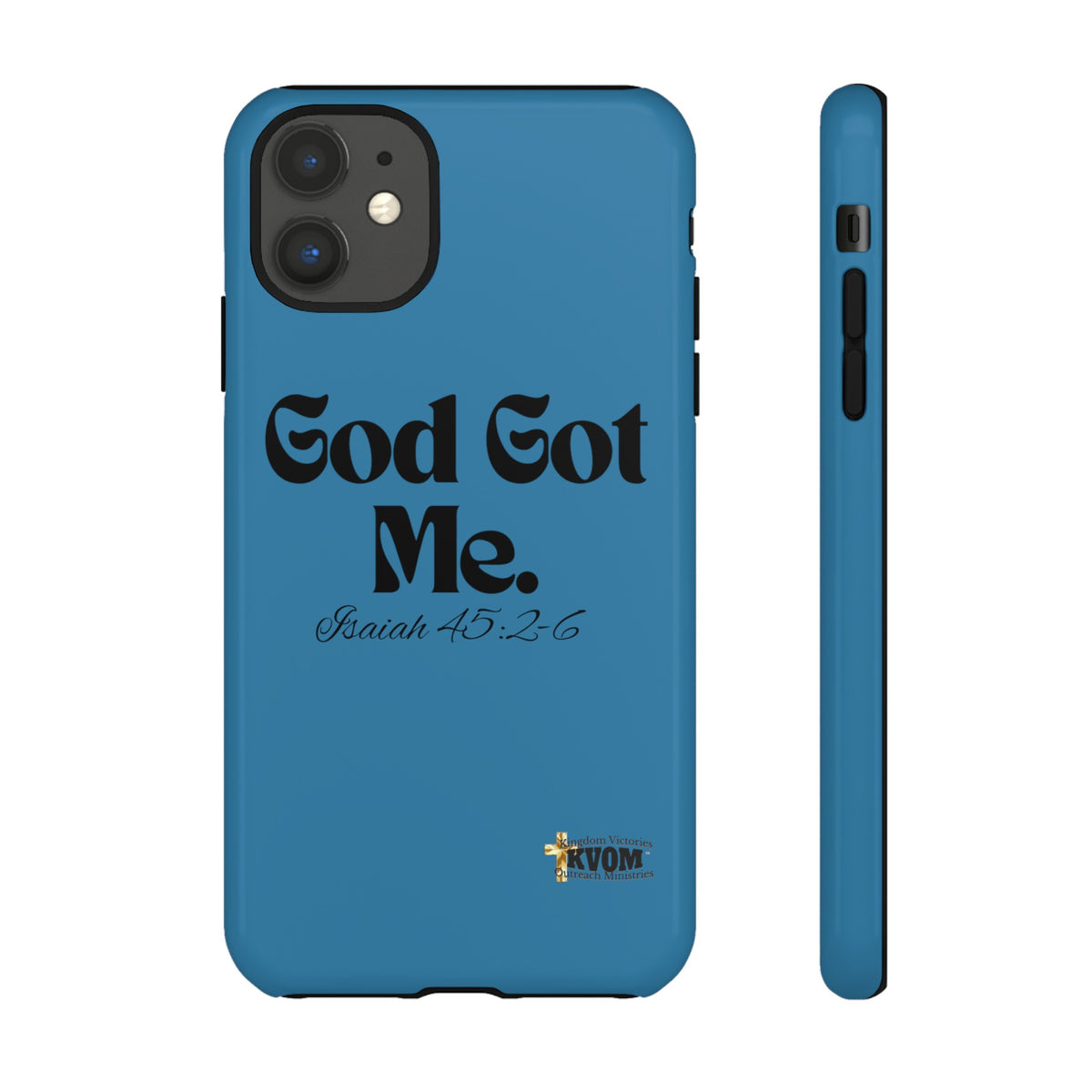 God Got Me KVOM Tough Case, Black Print