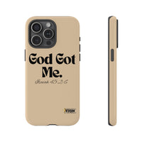 God Got Me KVOM Tough Case, Black Print