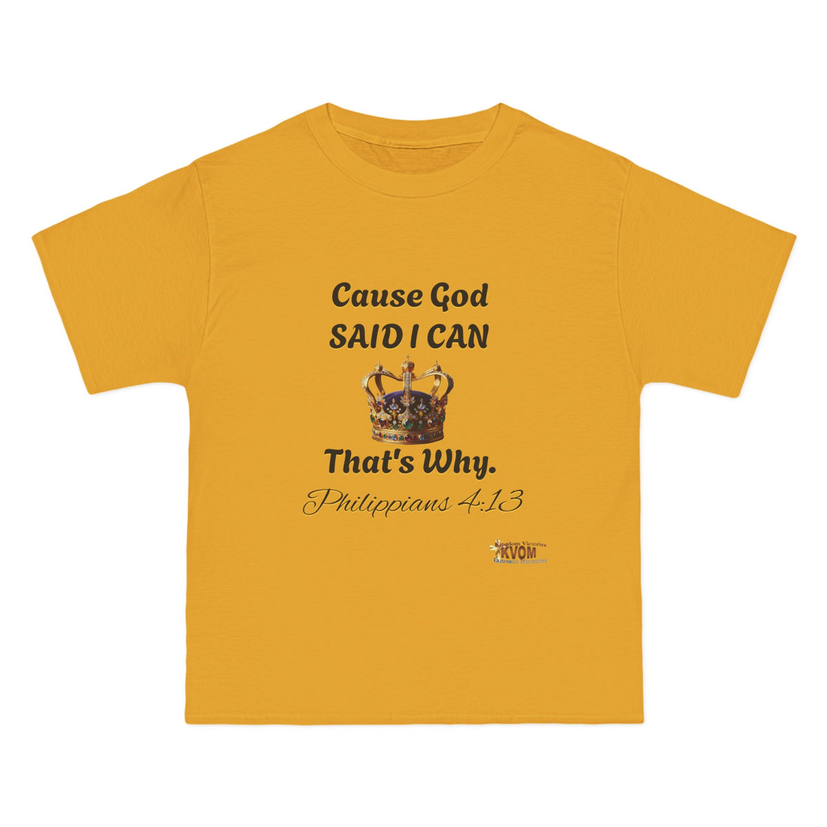 Cause God Said I Can Relaxed Fit Short-Sleeve T-Shirt