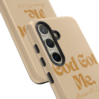 God Got Me KVOM Tough Case, Gold Print