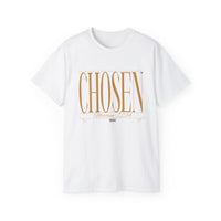 CHOSEN "Stretched" Unisex T-Shirt Black, White, Gold Print-KVOM