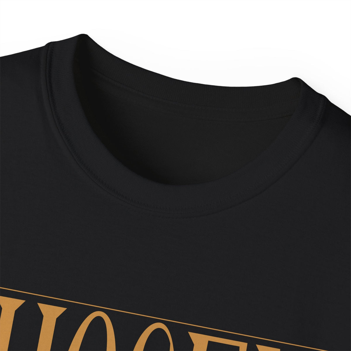 CHOSEN "Stretched" Unisex T-Shirt Black, White, Gold Print-KVOM