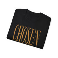 CHOSEN "Stretched" Unisex T-Shirt Black, White, Gold Print-KVOM