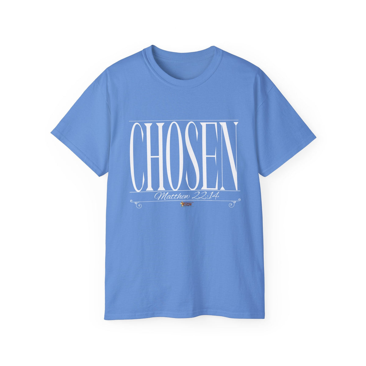 CHOSEN "Stretched" Unisex T-Shirt, White Print-KVOM