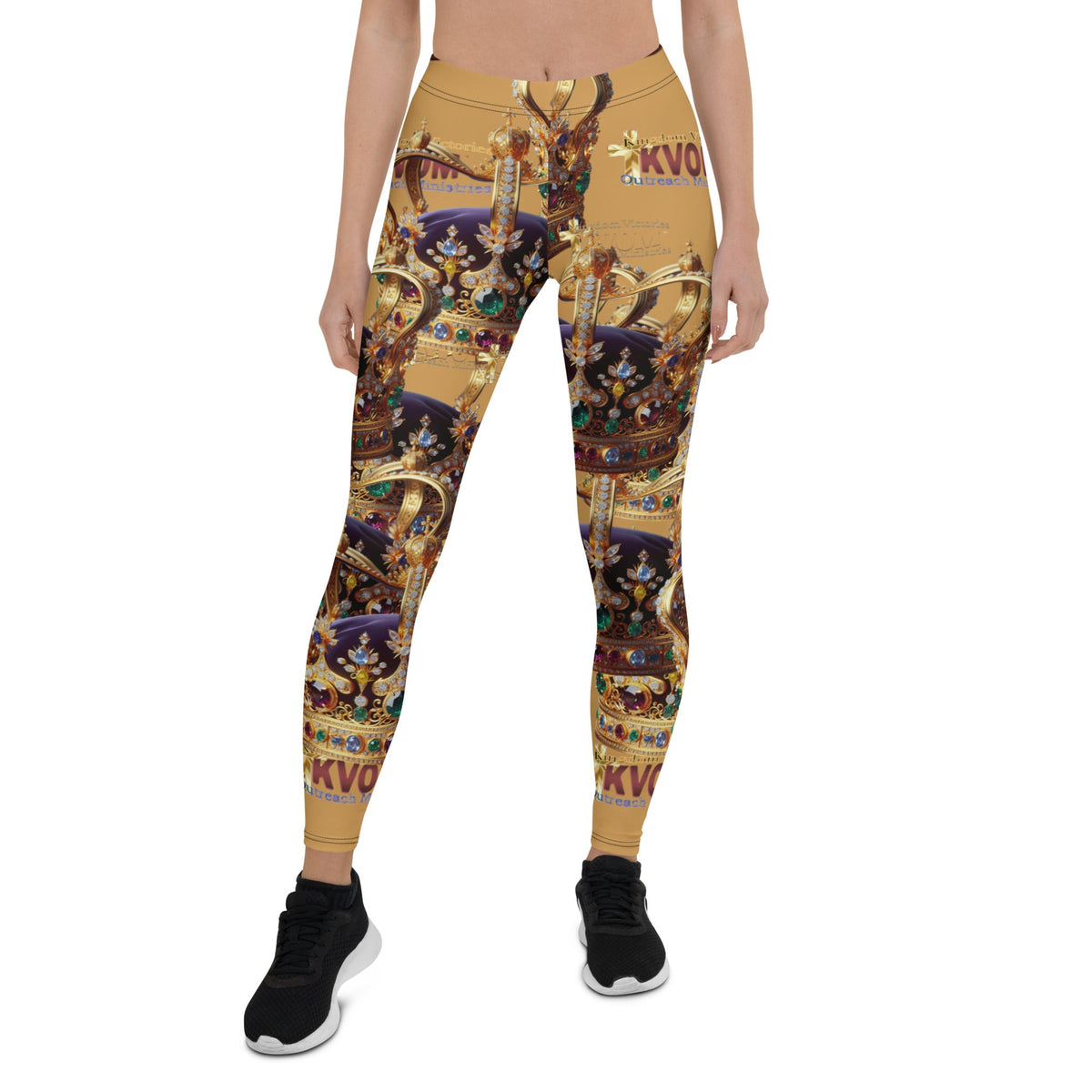 Casting Crowns Edition Women's Leggings, Gold-KVOM