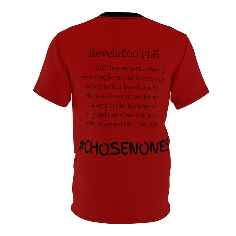 Chosen Ones Unisex T-Shirt Red & Blk-KVOM