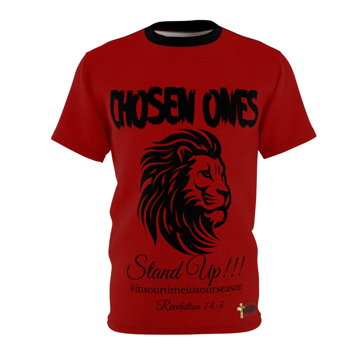 Chosen Ones Unisex T-Shirt Red & Blk-KVOM