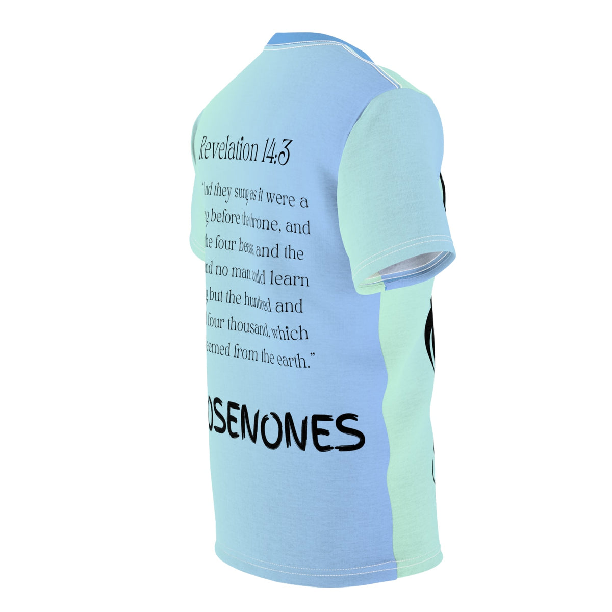 Chosen Ones Unisex T-shirt Gradient Blue Green-KVOM