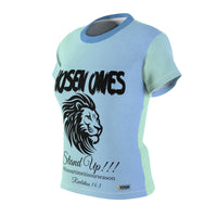 Chosen Ones Women's Fitted Shirt Gradient Blue Green-KVOM