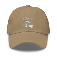 Christ The King Embroidered Men's Hat, Gold and White Emblem-KVOM; Christian Clothing; Women’s Clothing; Men's Clothes, Men's Hats, Women’s T-Shirts; Hoodies Sale; Ladies Tops; Ladies Dresses; Floral Tops; Floral Dresses; Flower Clothes; Activewear; Glorious; Psalms; Blessings On Blessings; Teens Clothing; Christian Book Store; Girl’s Clothing Sale; Mother’s Day Sale; Gifts For Sister; Christian Gifts; Gifts for Daughter; Spring Sale; Clearance Sale; Jesus; Christ Is King; Holy Ghost; God Got Me; Spiritual 