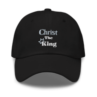 Christ The King Embroidered Men's Hat, Gold and White Emblem-KVOM; Christian Clothing; Women’s Clothing; Men's Clothes, Men's Hats, Women’s T-Shirts; Hoodies Sale; Ladies Tops; Ladies Dresses; Floral Tops; Floral Dresses; Flower Clothes; Activewear; Glorious; Psalms; Blessings On Blessings; Teens Clothing; Christian Book Store; Girl’s Clothing Sale; Mother’s Day Sale; Gifts For Sister; Christian Gifts; Gifts for Daughter; Spring Sale; Clearance Sale; Jesus; Christ Is King; Holy Ghost; God Got Me; Spiritual 