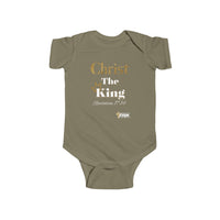 Christ The King Infant Jersey Bodysuit-Children's Clothing-KVOM