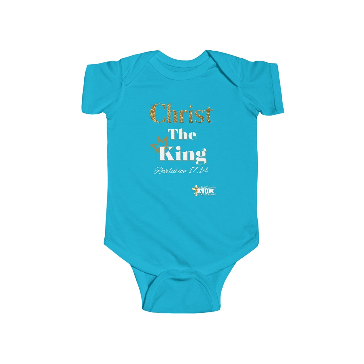 Christ The King Infant Jersey Bodysuit-Children's Clothing-KVOM