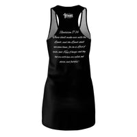 Christ The King Racerback Dress Black & Silver-KVOM