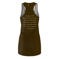 Christ The King Racerback Dress Brown-KVOM