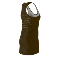 Christ The King Racerback Dress Brown-KVOM