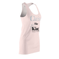 Christ The King Racerback Dress Cool Pink Blk & Silver-KVOM