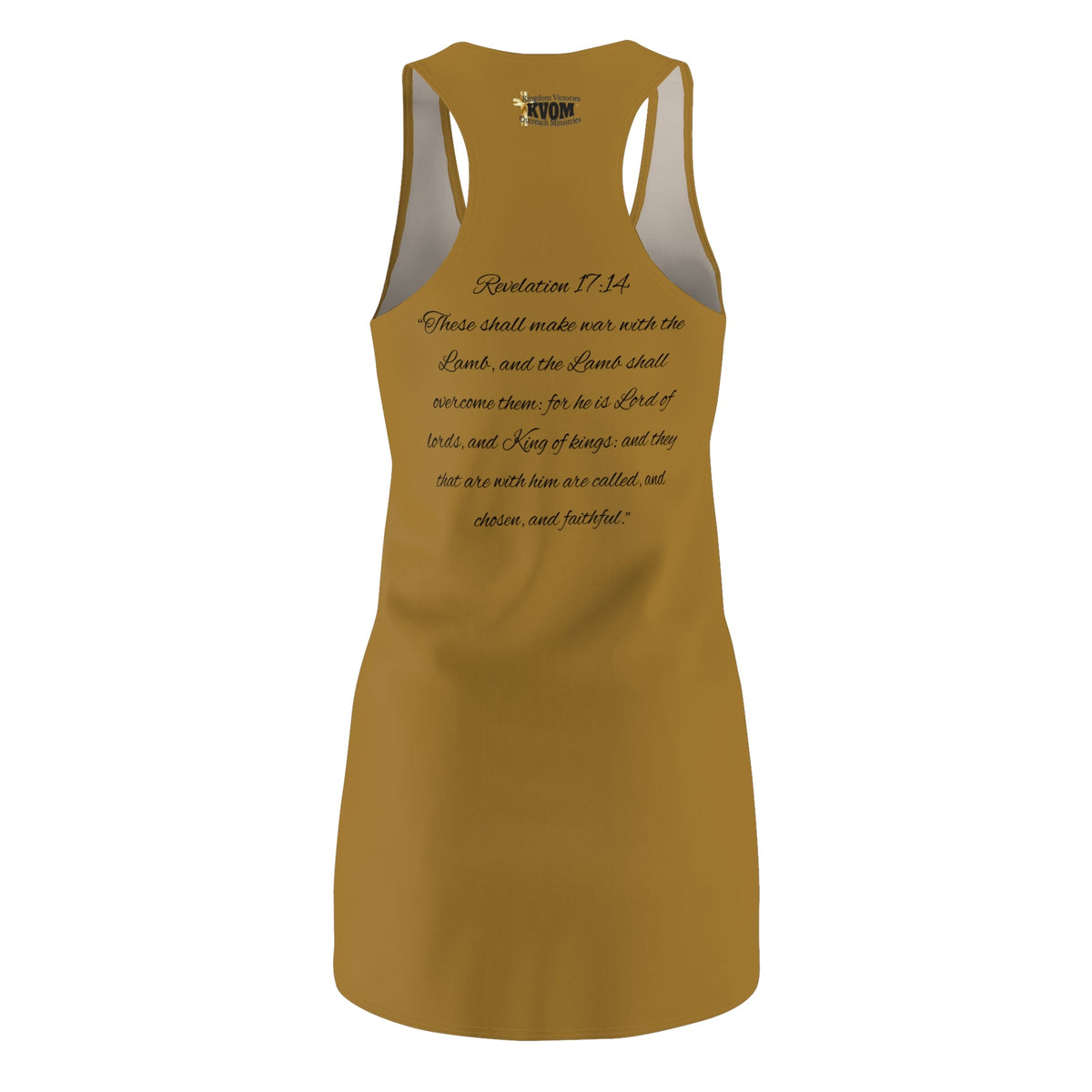 Christ The King Racerback Dress Drk Khaki-KVOM