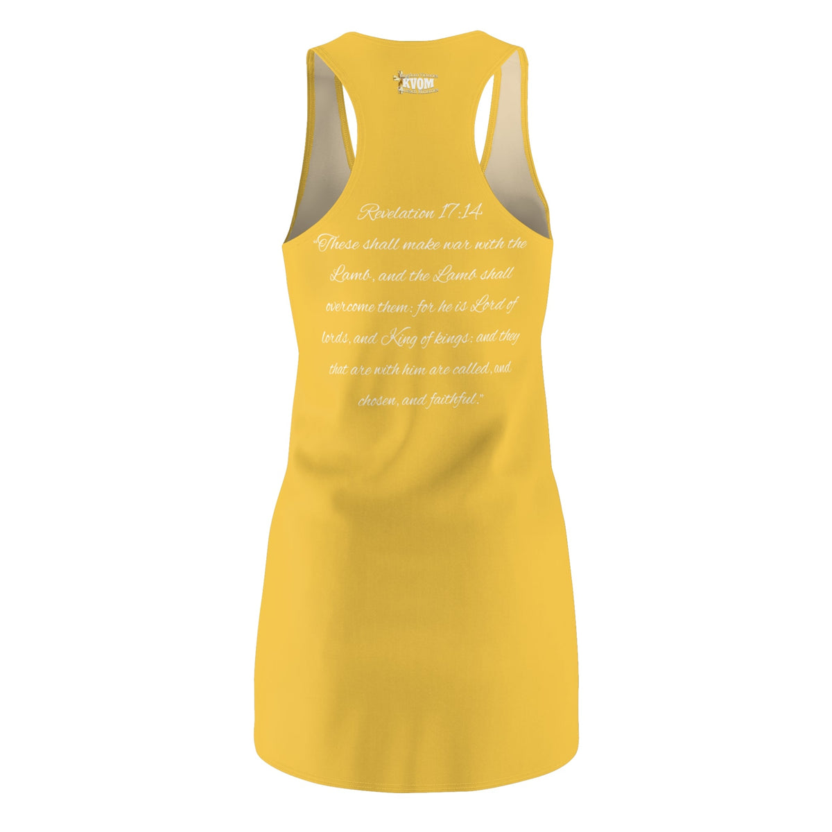 Christ The King Racerback Dress Gold-KVOM