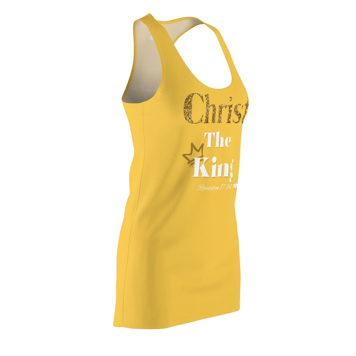 Christ The King Racerback Dress Gold-KVOM