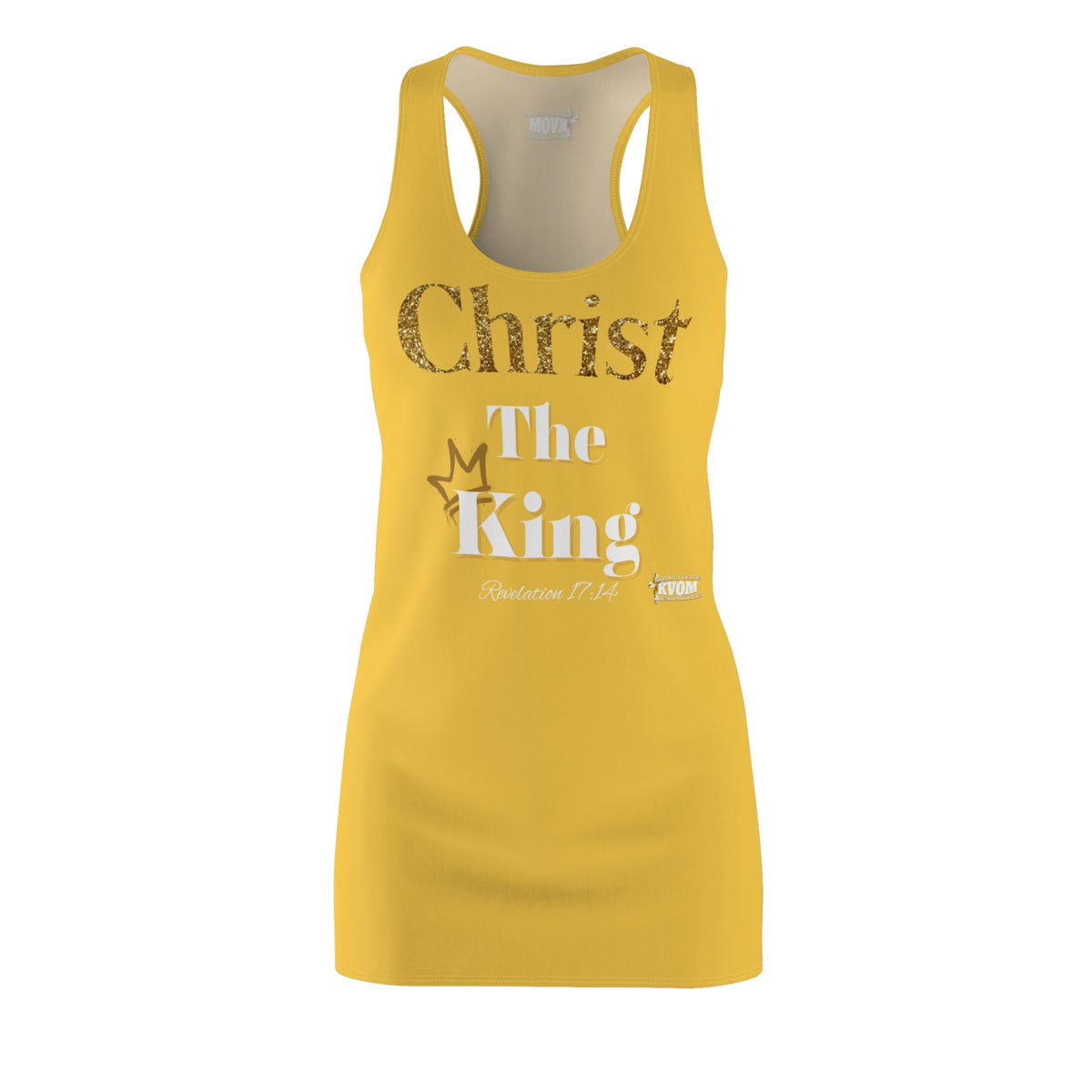 Christ The King Racerback Dress Gold-KVOM