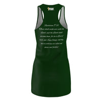 Christ The King Racerback Dress Green & Gold-KVOM