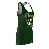 Christ The King Racerback Dress Green & Gold-KVOM