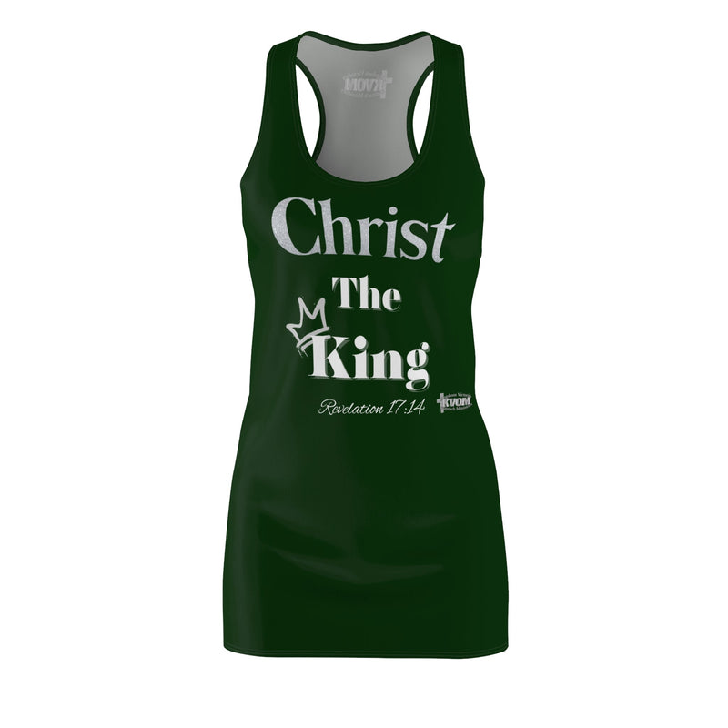 Christ The King Racerback Dress Green & Silver-KVOM