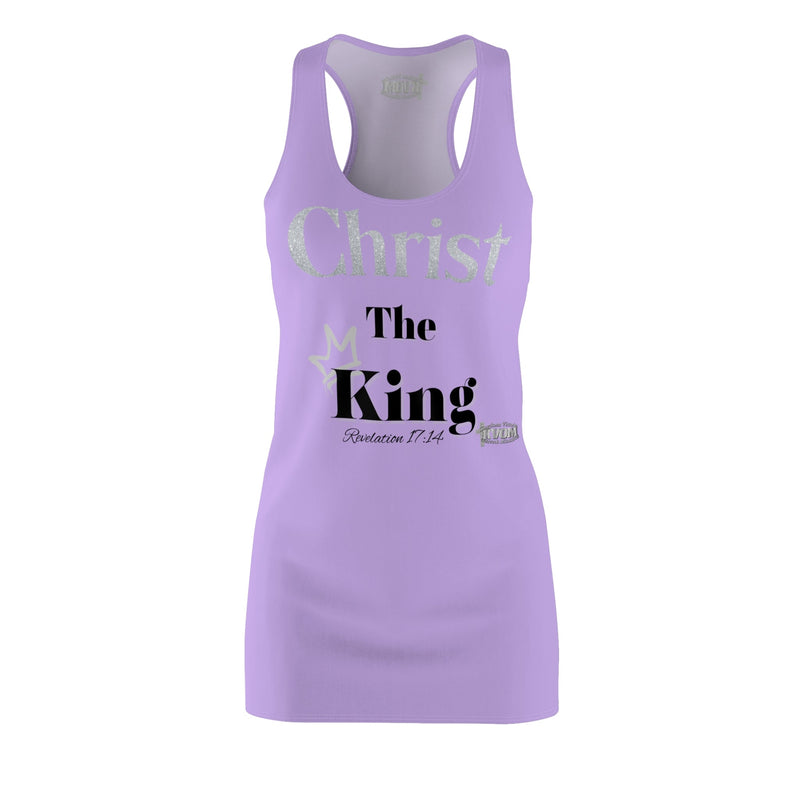 Christ The King Racerback Dress Lilac & Blk & Silver-KVOM