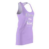 Christ The King Racerback Dress Lilac Wht & Silver-KVOM