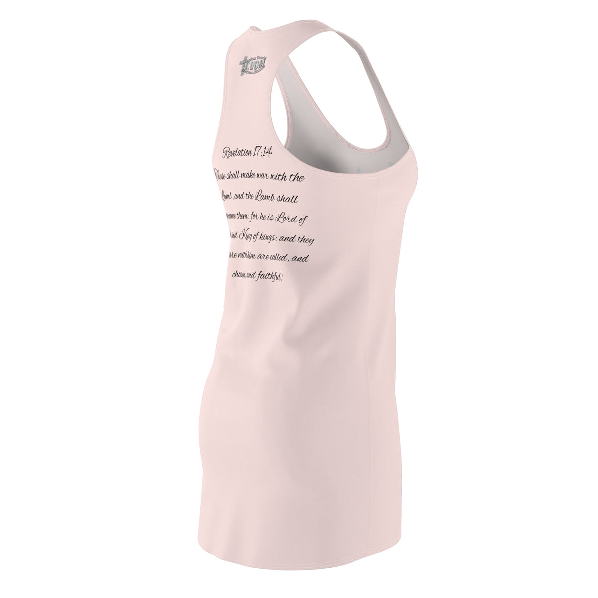 Christ The King Racerback Dress Lt Pink-KVOM