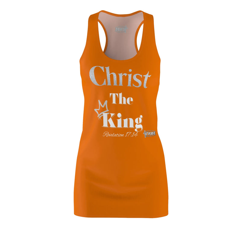 Christ The King Racerback Dress Orange & Silver-KVOM