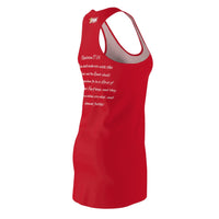 Christ The King Racerback Dress Red-KVOM