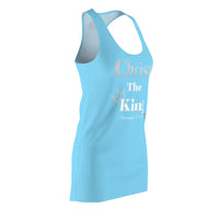 Christ The King Racerback Dress, Sky Blue-KVOM