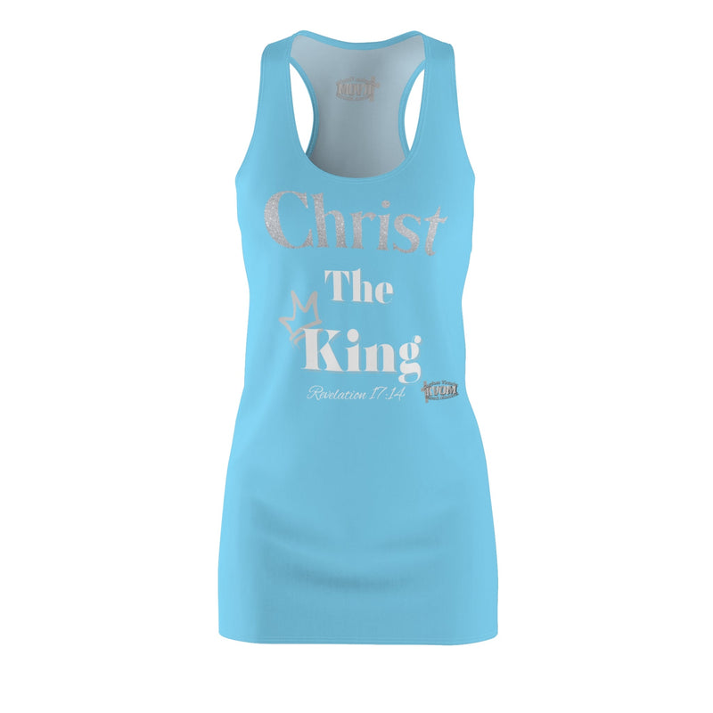 Christ The King Racerback Dress, Sky Blue-KVOM