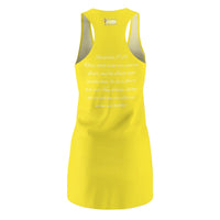 Christ The King Racerback Dress Yellow-KVOM